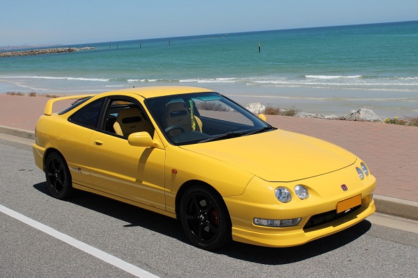 Sunlight Yellow Integra Type-r in Australia