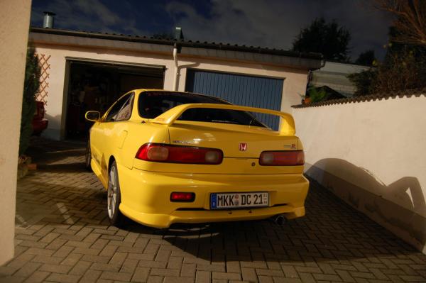 Sunlight Yellow EDM INtegra type-r back end