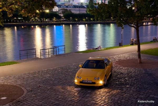 Swiss Honda Yellow Integra Type-R