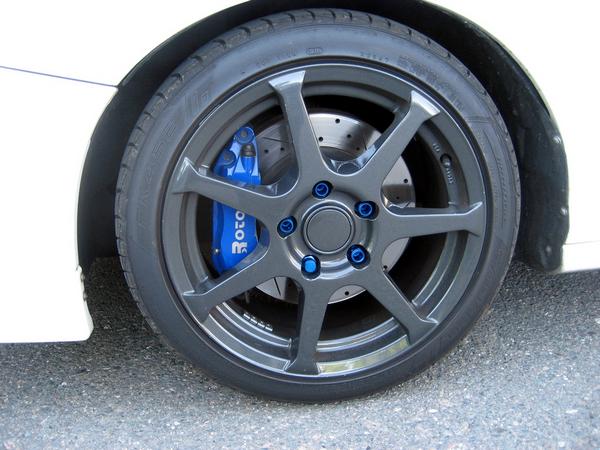 Euro Integra Type-R wheels and 5zigen lug nuts