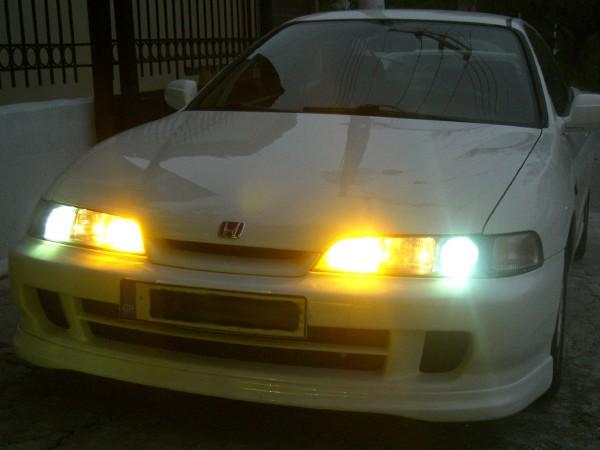 JDM front end with lights on