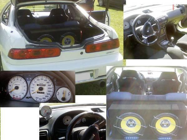 EDM Integra Type-R custom interior collage