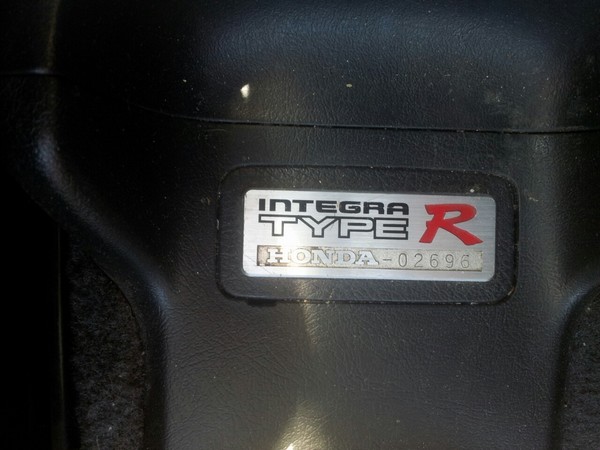 1998 EDM Integra Type-R center console badge