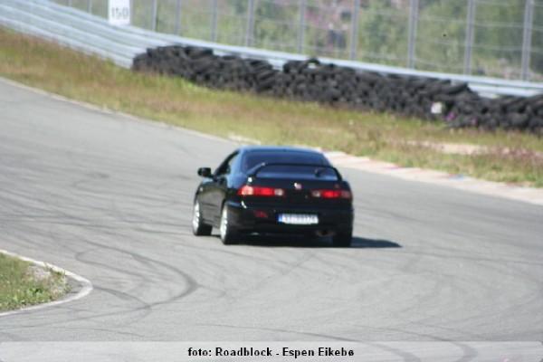 EDM Integra Type-R on the track