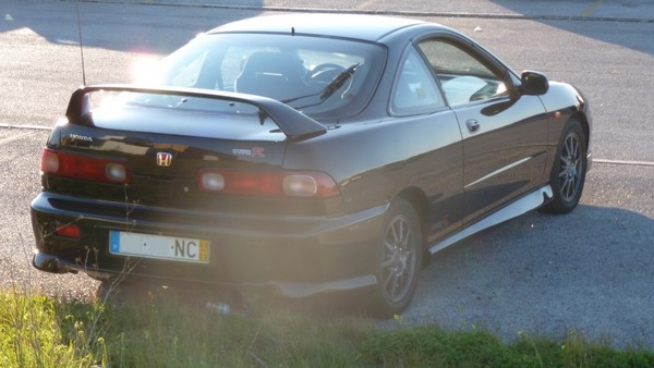 EDM Integra Type R nighthawk black pearl back end