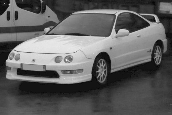 Champ White EDM Integra Type-R black and white