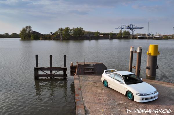 1996 JDM Integra Type-R on the dock