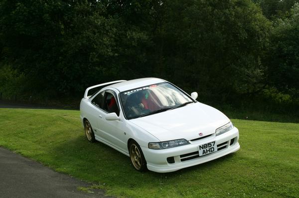 1996 spec JDM Integra Type-r on the grass