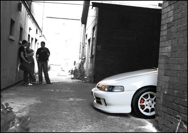 97 JDM Integra Type R in alley