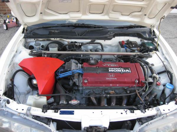 JDM Integra Type-r engine bay pre wire tuck