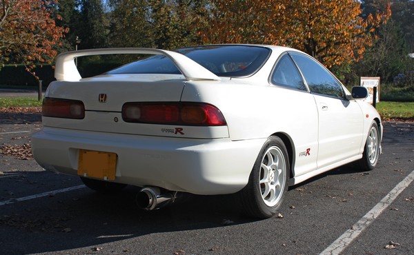 Championship White JDM Integra Type-R Rear End