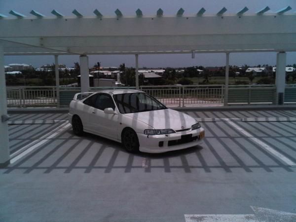 1998 JDM Integra Type R championship white seeking shade