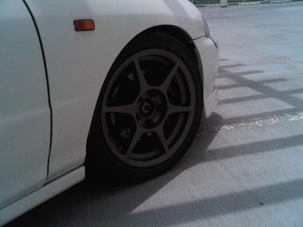 1998 JDM Integra Type R championship white aftermarket wheels