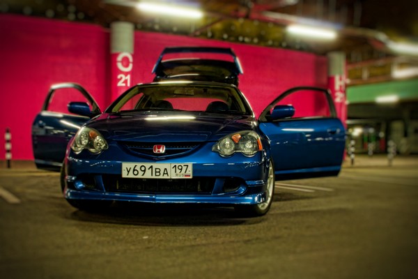 JDM DC5 Integra TypeR with the doors open