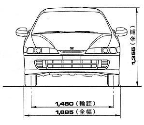JDM 4 door ITR Height Front