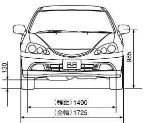 JDM DC5 ITR width