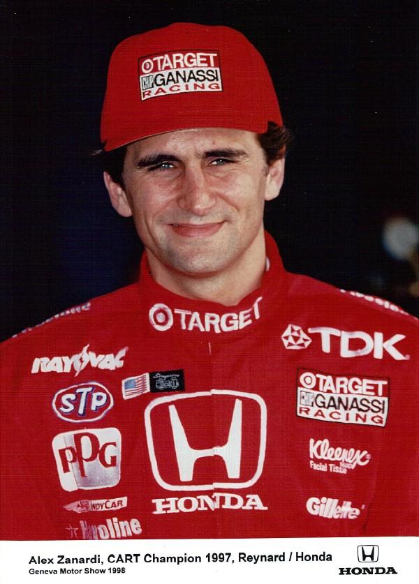 1998 Indy car cart champion Alex Zanardi