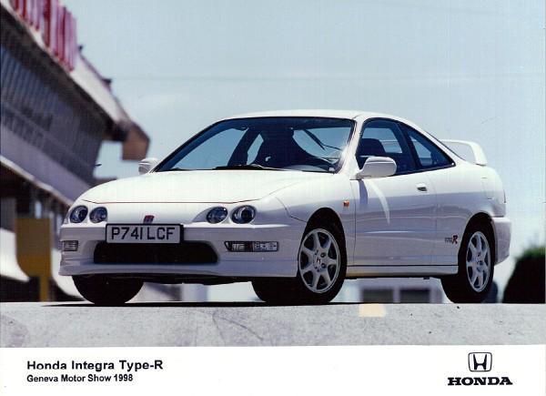1998 Honda Integra Type-R Press Vehicle