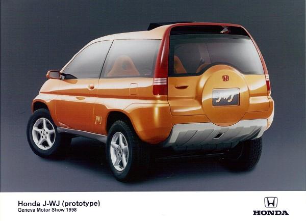 1998 Honda jwj Prototype Press Car Back