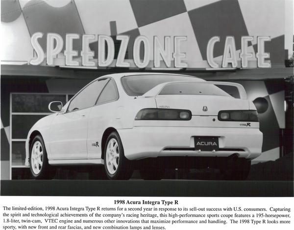 1998 Acura Integra Type-R Press Vehicle