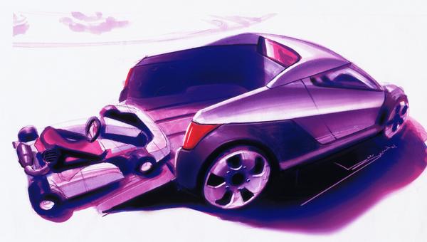 2000 Honda Spocket prototype drawing