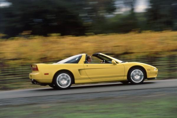 2001 Acura NSX-T Press vehicle side view