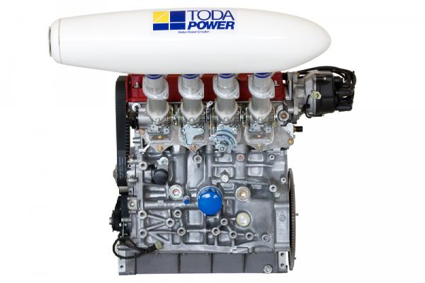 Toda Racing B-series F4 engine intake side