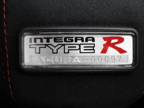 1998-2001 USDM/CDM Acura Integra Type-R interior badges