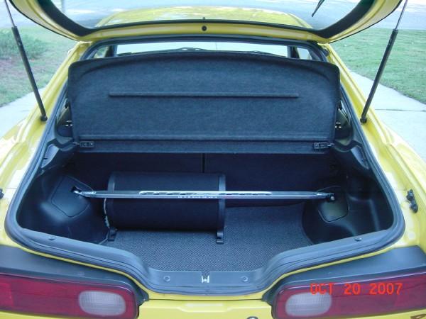 2000 Acura Integra Type-r phoenix yellow with sub and rear strut bar