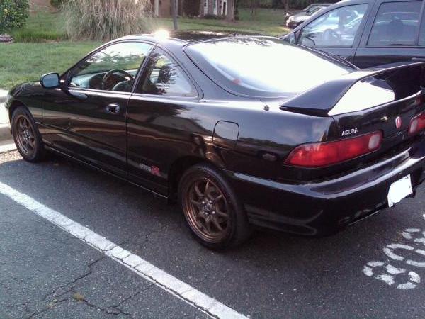 Salvaged 2000 Flamenco Black Pearl Acura Integra Type-R