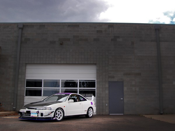 2000 Acura Integra Type-r in front of a garage