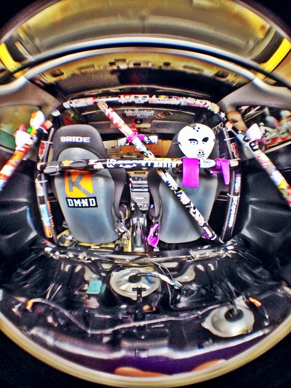 2000 Acura Integra Type-r caged interior Bride seats
