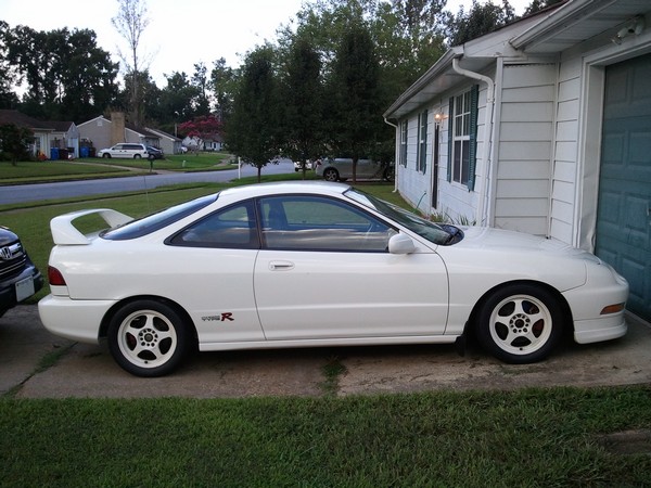 championship white 1997 Acura Integra Type-R profile
