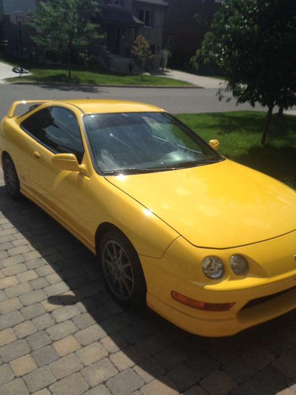 2000 Phoenix Yellow Canadian Integra Type-R OEM Front end