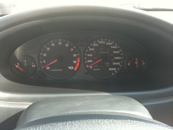 Canadia Integra Type-R gauge cluster