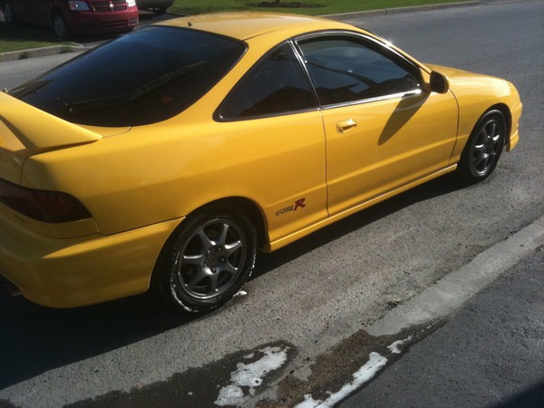 Phoenix Yellow Integra Type-R passenger side