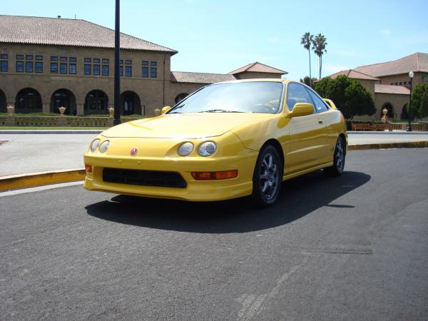 Phoenix Yellow 2000 Acura Integra Type-r nose