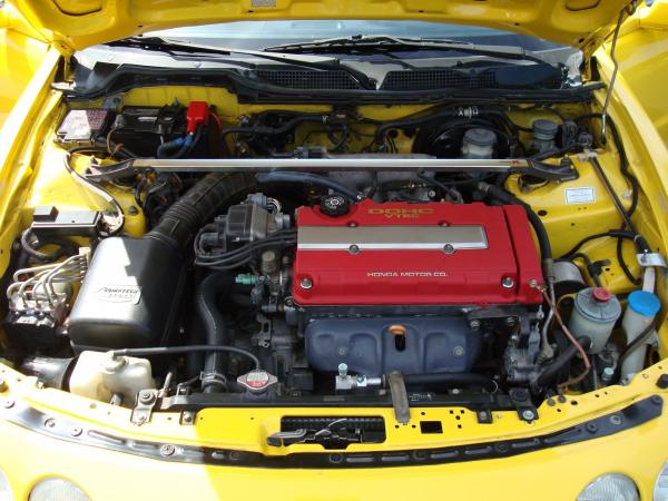 Phoenix Yellow 2000 Acura Integra Type-r with Comptech Intake