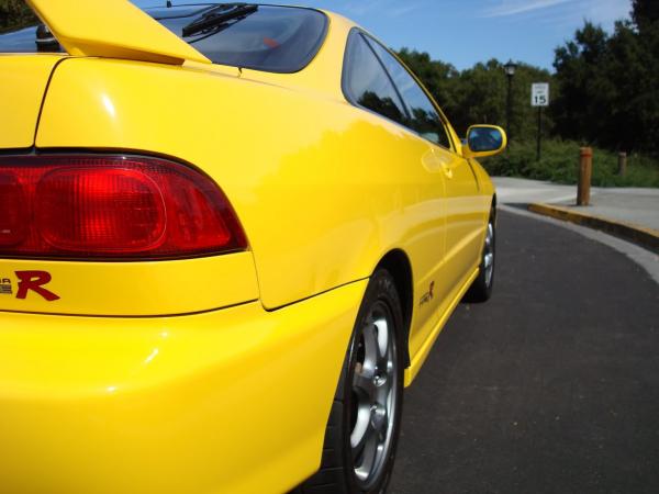 Phoenix Yellow 2000 Acura Integra Type-r rear quarter panel