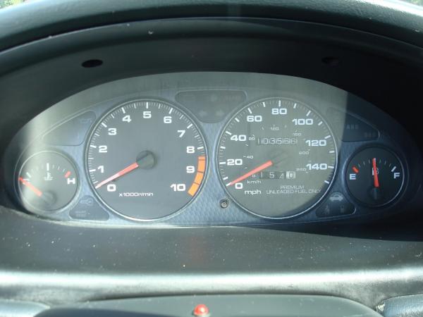 Phoenix Yellow 2000 Acura Integra Type-r gauge cluster