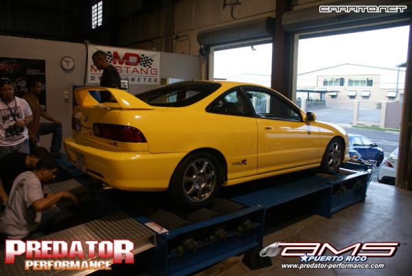 2001 Acura ITR on the dyno