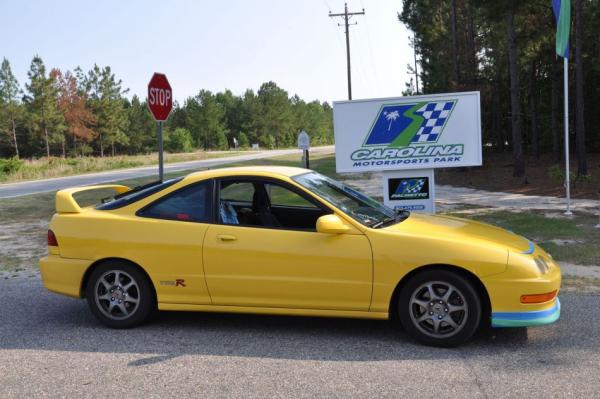 2000 Acura Integra Type R painter tape prepped lip