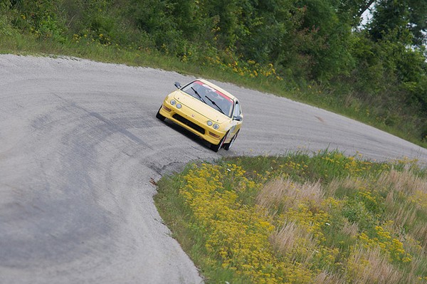 Phoenix Yellow 2000 Acura Integra Typer Rallycar