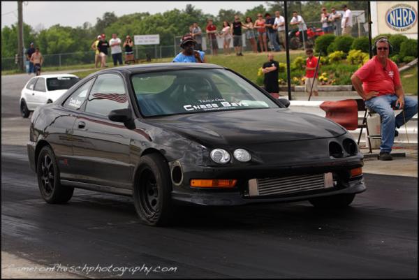 Turbo Integra Type R drag car