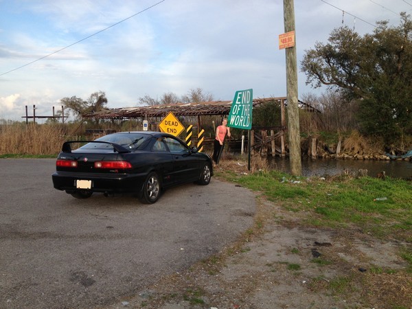 2000 Acura ITR flamenco black pearl at the end of the world