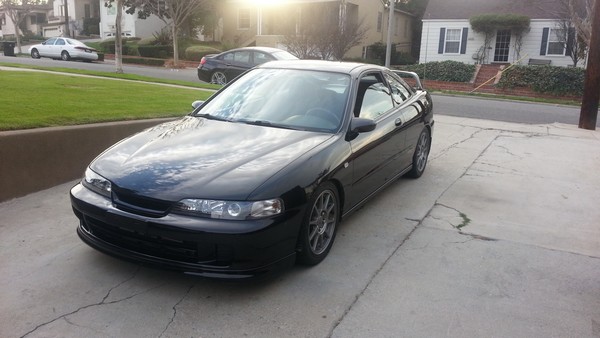 2000 Acura ITR Flamenco Black Pearl with Japanese front end