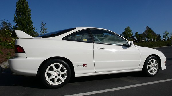 championship white 1997 Acura Integra Type-R stock