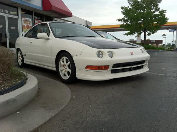 1997 Acura Integra Type-R with carbon fiber hood