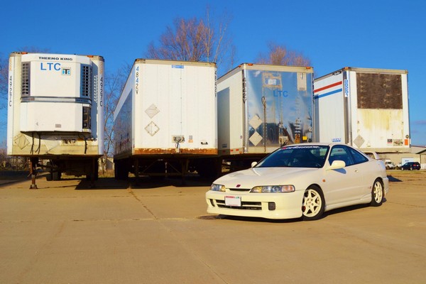 1997 Acura Integra Type-R with trailers