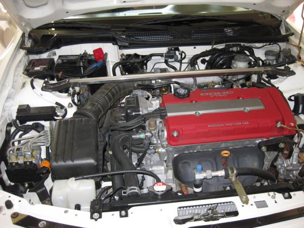 Unmodified 1997 Integra Type-R engine bay